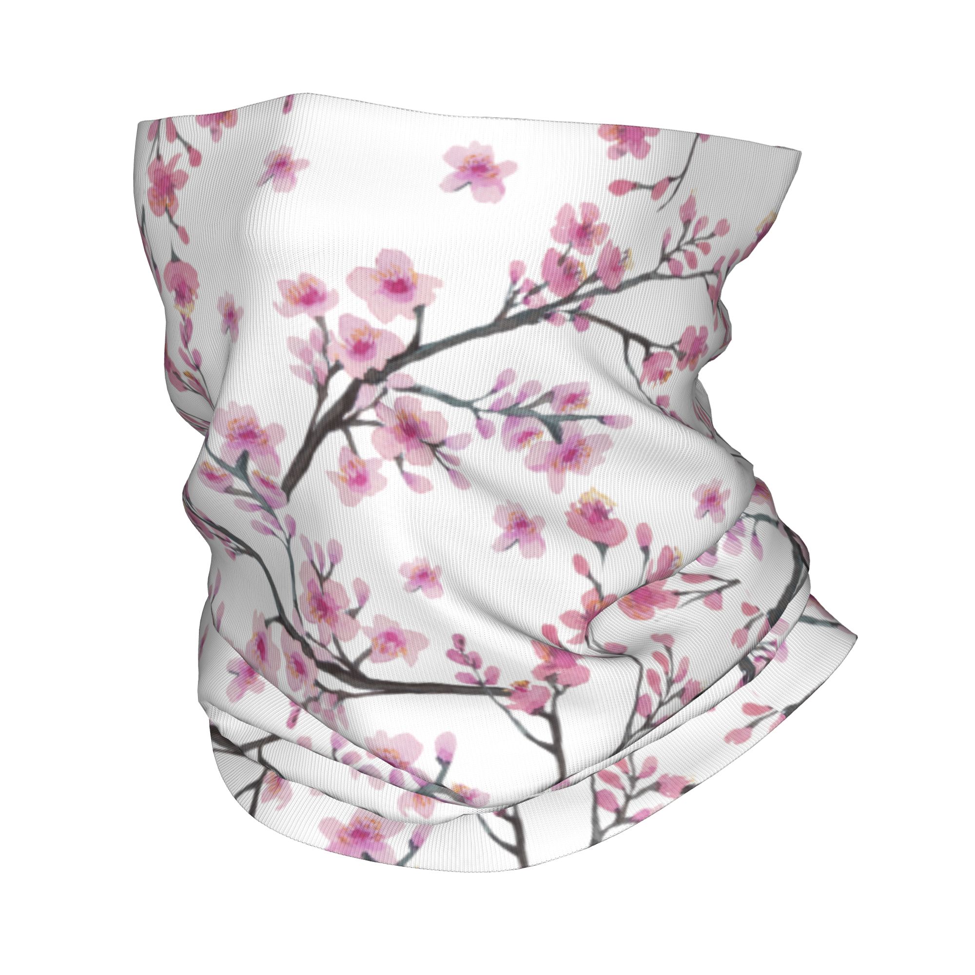 Neck Warmer Tube - Bandana/Gaiter Tubolare Antivento con Fiori di