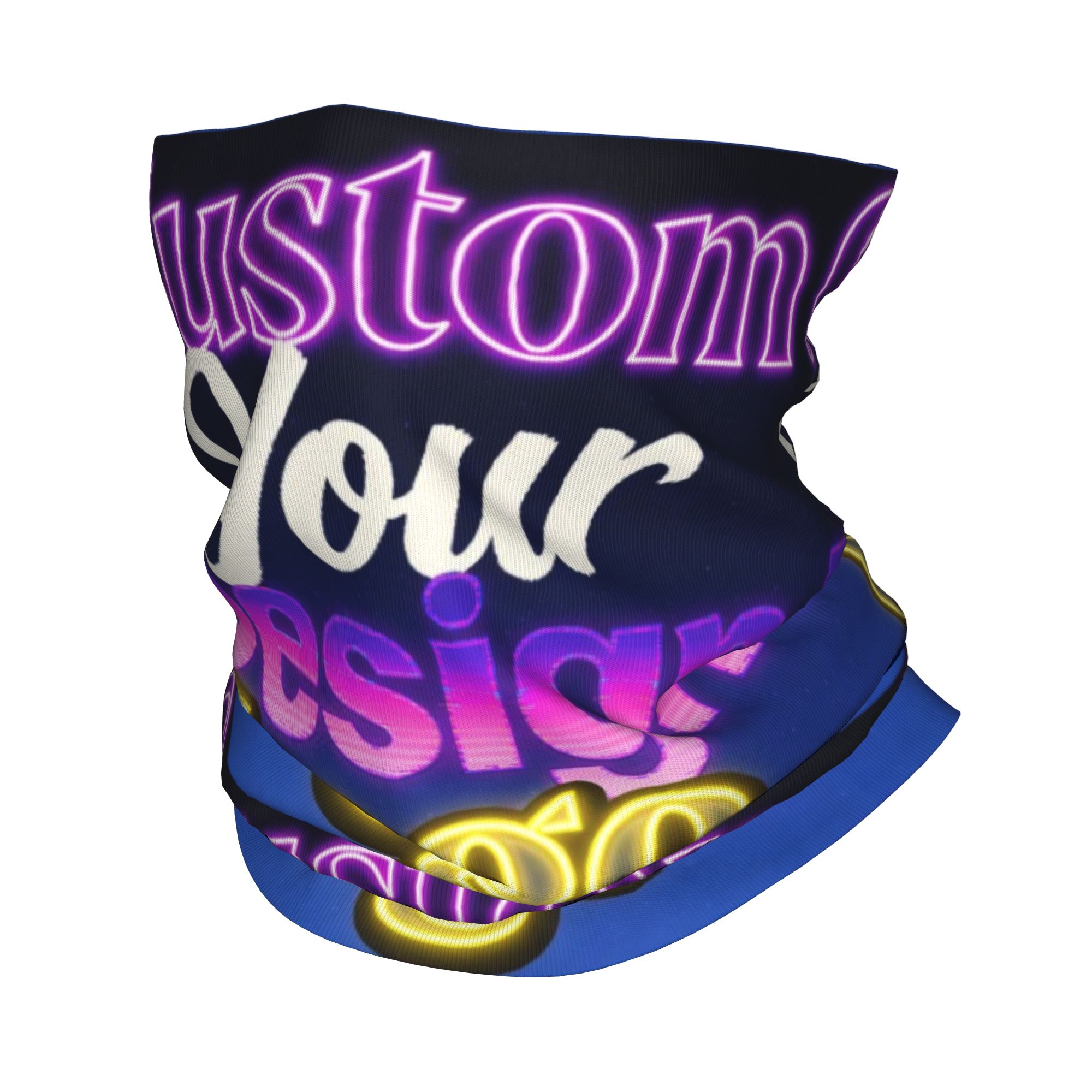 Neck Warmer Tube - Scaldacollo Bandana Personalizzabile con Logo, Design,