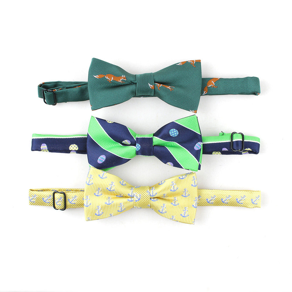 Bow Tie Pre Tied - Papillon a farfalla per bambini, regolabile,