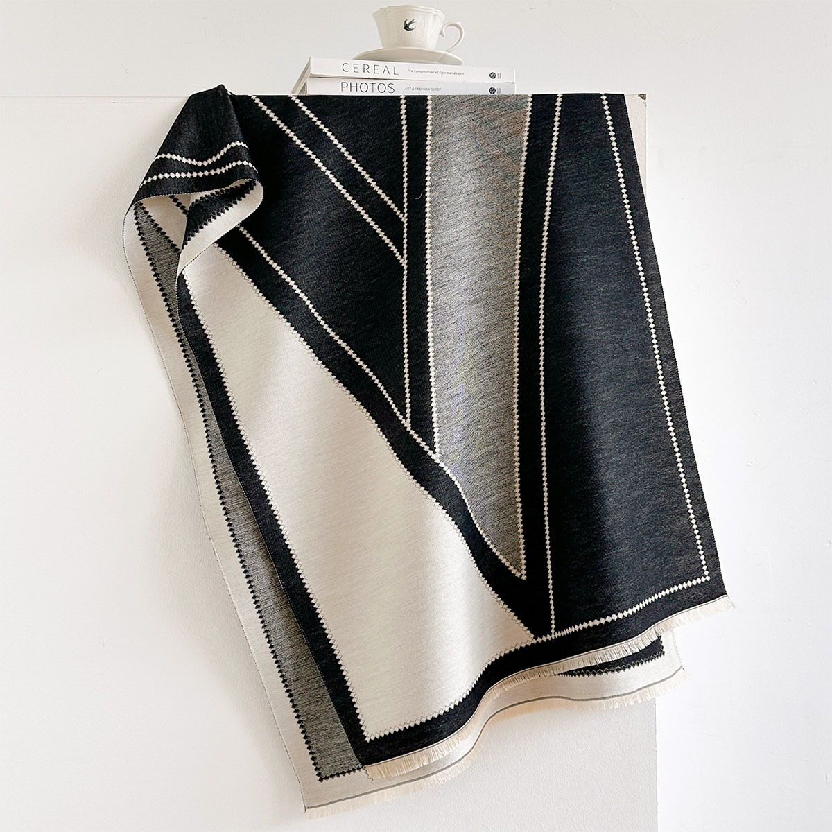 Pashmina Wrap Large - Sciarpa da Donna in Finta Cashmere
