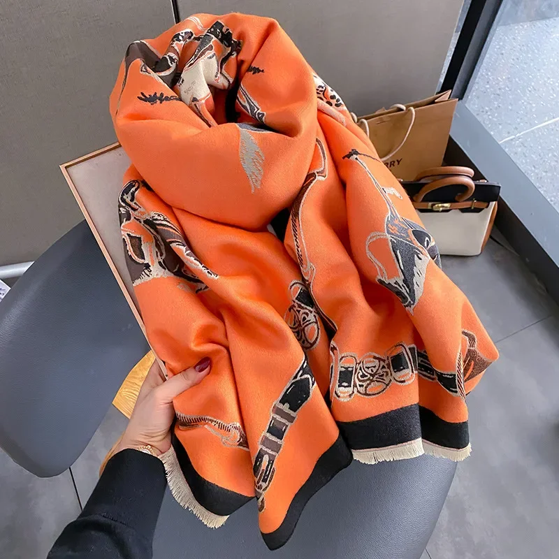 Woven Scarf Blanket - 2024 di Lusso Caldo Scialle di