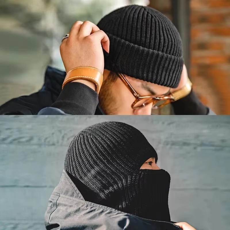 Uomo Inverno Skullies Berretti - Muffler Men Wool recensione e prezzo